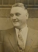 Black and white photograph of St. Paul gangster Jack Peifer, c.1936.