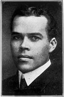 Black and white photograph Jose Sherwood, ca. 1918.
