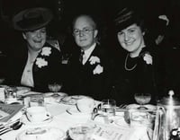 Black and white photograph of Matthew J. Dunfray, president of L. S. Donaldson Company, 1940. Photograph by the Minneapolis Tribune.