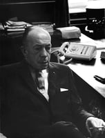 Portrait of Governor Karl Rolvaag, ca. 1965.
