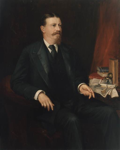 Official governor's portrait of William R. Merriam
