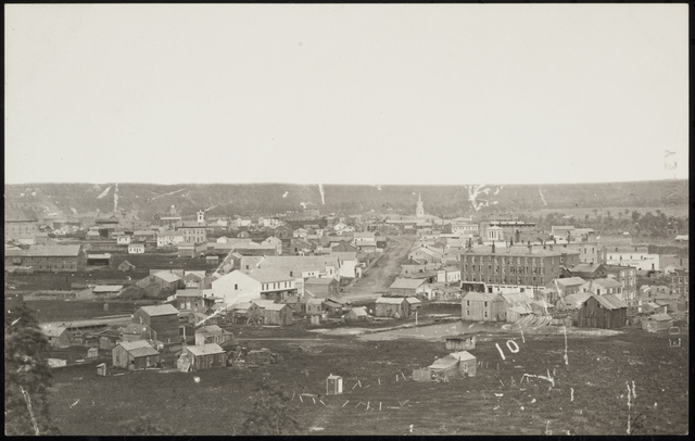 Winslow Hotel and Seven Corners, 1861
