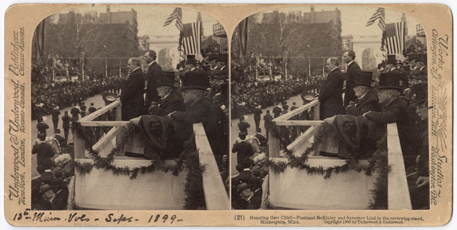 President William McKinley and Governor John Lind