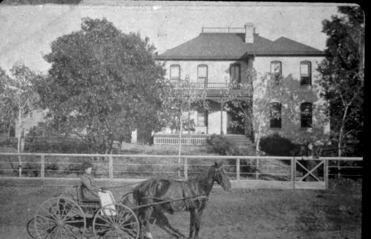 The Porter Kelsey House in Andover, ca. 1910. Photographer unknown. Anoka County Historical Society, Object ID# 0000.0000.324.