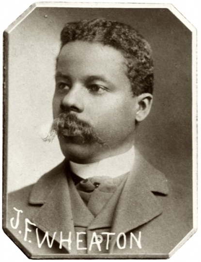 Black and white photograph of John Frank Wheaton, c.1899.