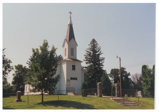 Swedish Evangelical Lutheran (Our Savior’s Lutheran Church), Ham Lake, July 1990. Photographer unknown. Anoka County Historical Society, Object ID# 232.1.02.