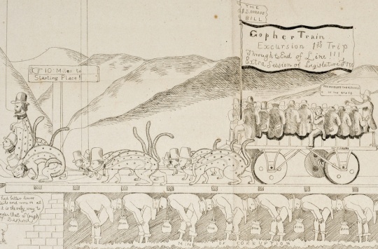 Gopher Train illustration