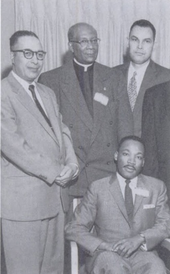 Rev. Denzil A. Carty with Rev. Martin Luther King Jr.