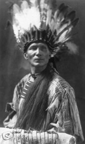 Charles Eastman (Ohiyesa) in Dakota regalia