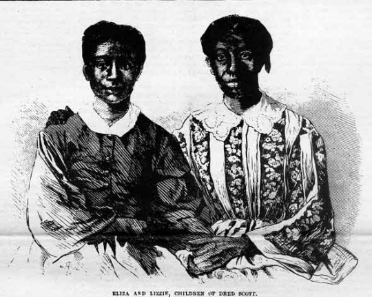 Engraving of Eliza and Lizzie Scott that appeared in the June 27, 1857 edition of Frank Leslie’s Illustrated Newspaper.