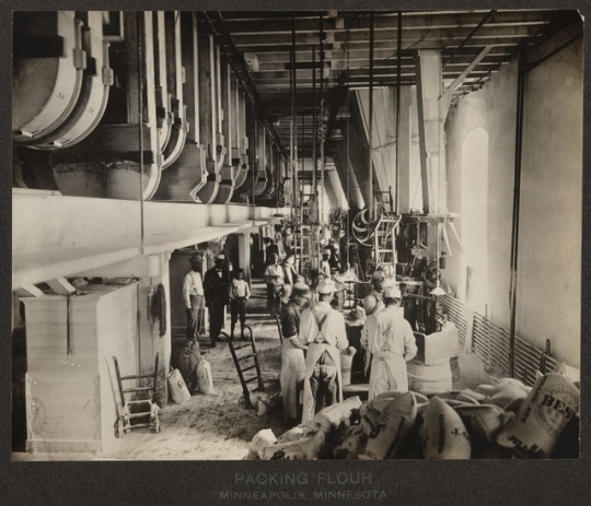 Packing floor of Pillsbury-Washburn Company