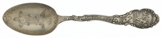 Souvenir spoon from G.A.R. encampment