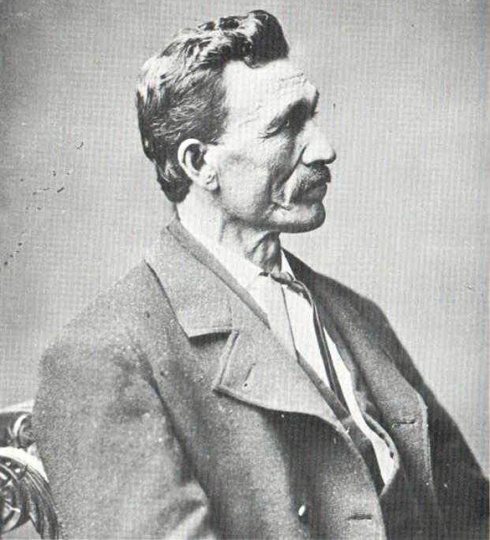 Black and white photograph of Gabriel Renville in Washington D.C., ca. 1880–1881.