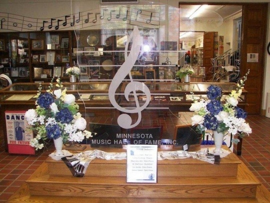 Entryway inside the Minnesota Music Hall of Fame