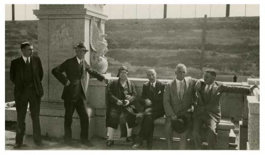 Columbus Memorial under construction at Brioschi Studio