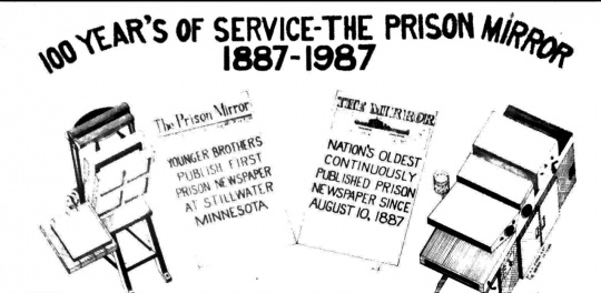 Image for the hundred-year-anniversary edition of the Prison Mirror