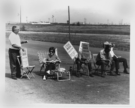 striking workers