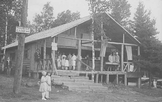 Canteen at a tourist camp