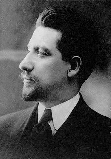 Black and white photograph of Carlo Tresca, c.1910. Tresca was an IWW leader during the Mesabi Range Strike of 1916.