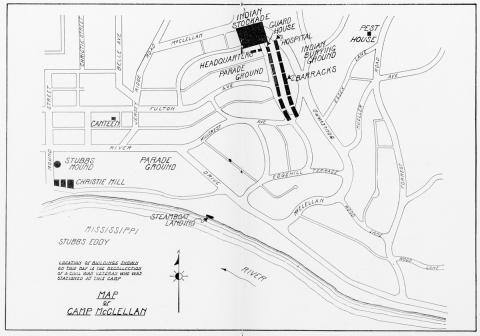 Map of McLellan