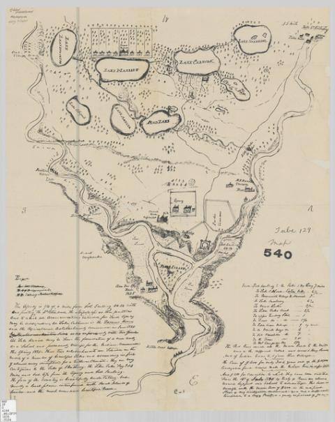 Map of Fort Snelling