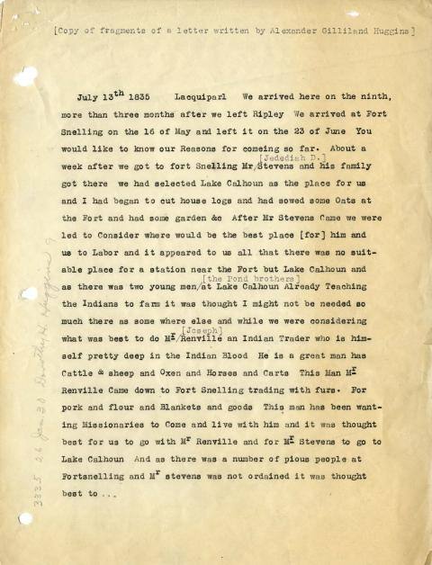 Huggins Letter2