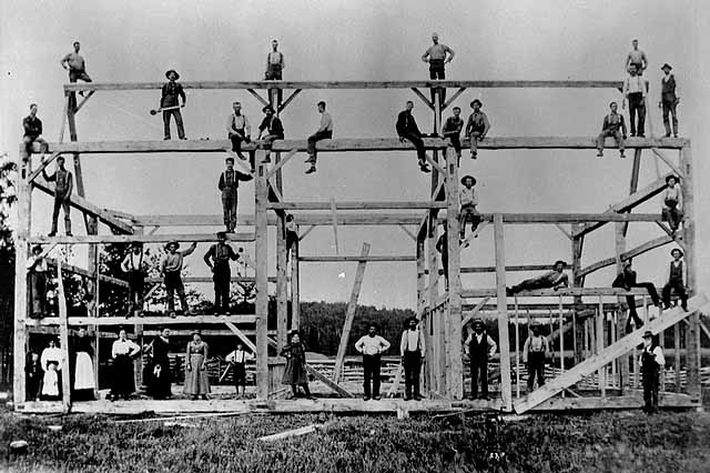 barn-raising barn-raising