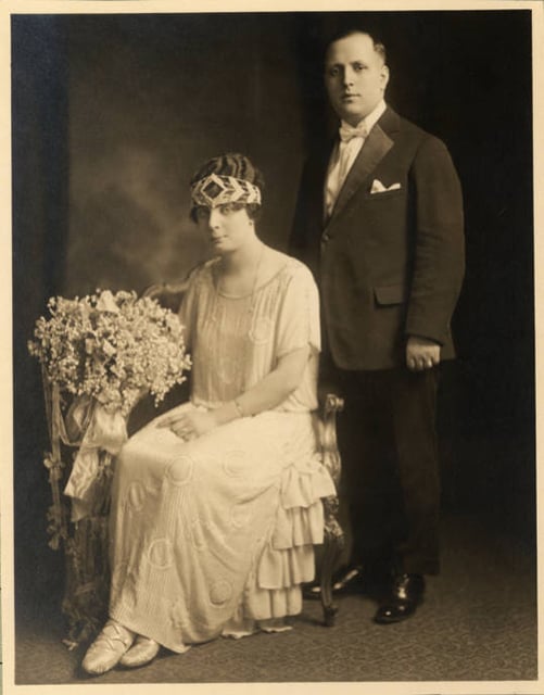 Portrait of Wilbur B. Foshay and his wife Leota