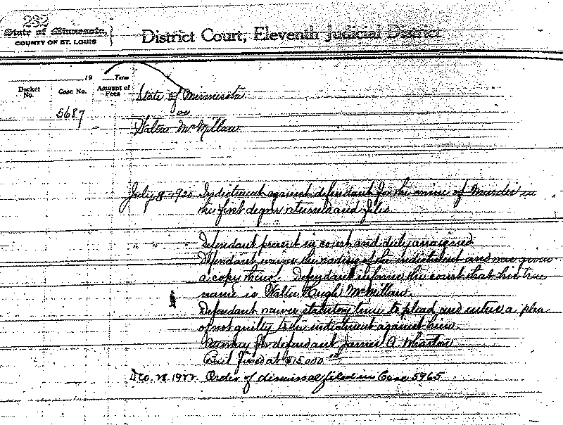 Walter McMillan. Case No. 5687.