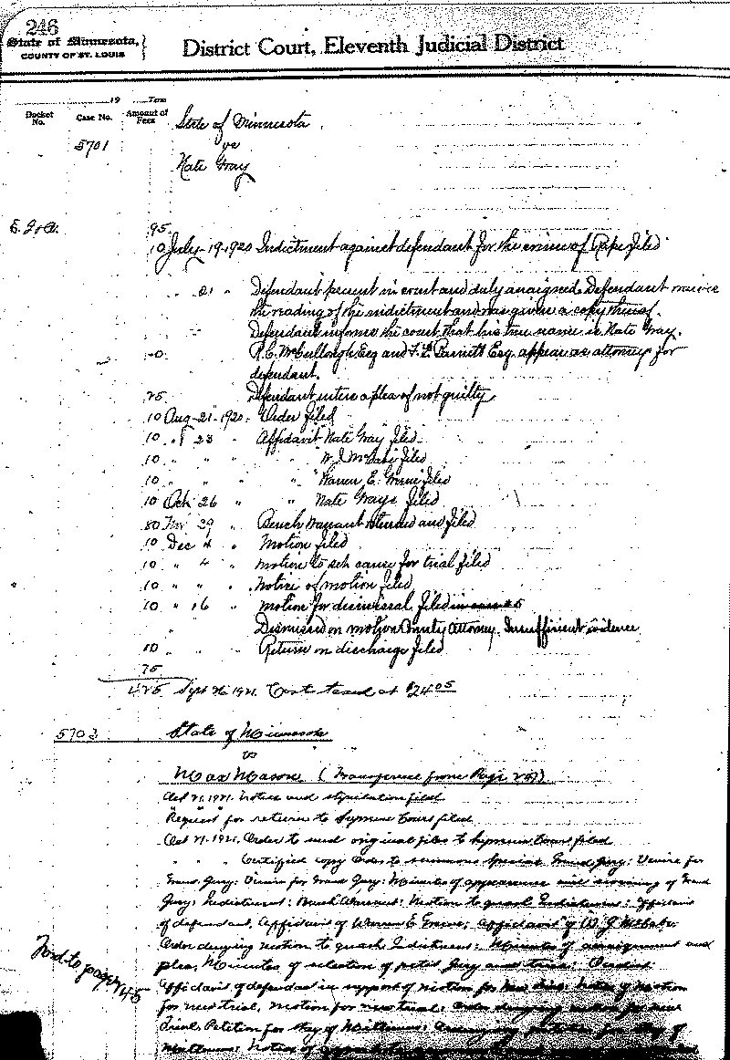 Nate Gray. Case No. 5701.