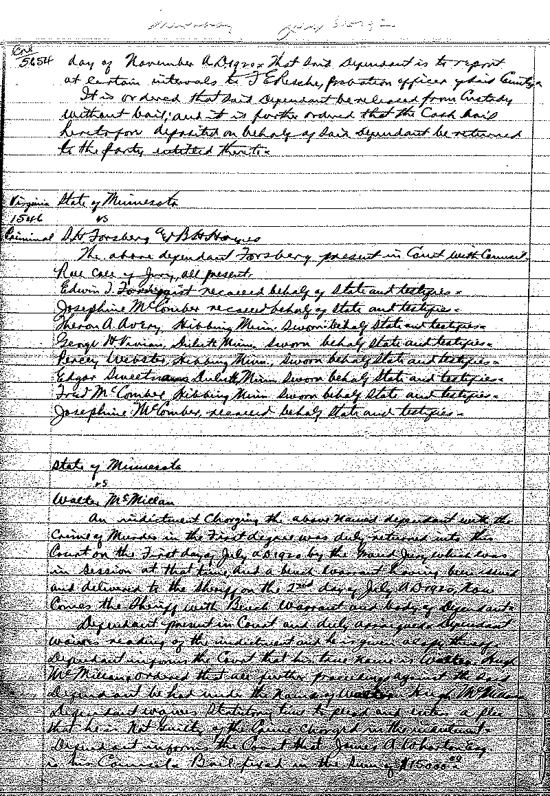 June-September 1920. Selected pages 438-499.--Gov't Record(s)--Criminal Journal (gif)