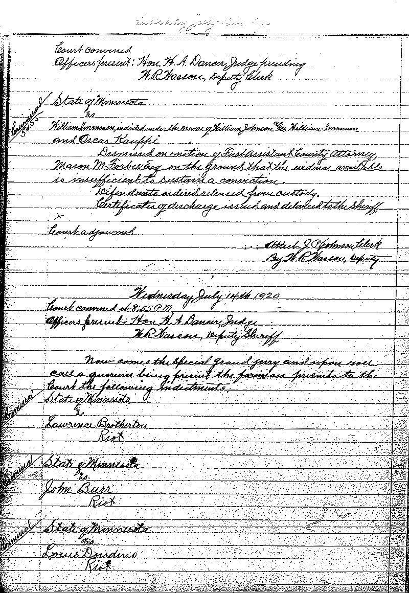 June-September 1920. Selected pages 438-499.--Gov't Record(s)--Criminal Journal (gif)