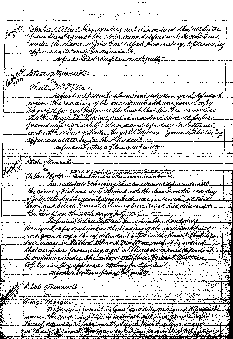 June-September 1920. Selected pages 438-499.--Gov't Record(s)--Criminal Journal (gif)