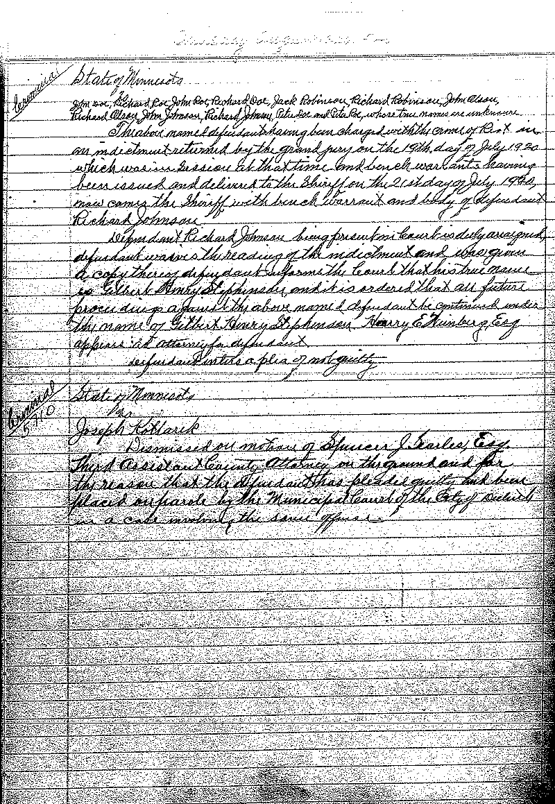 June-September 1920. Selected pages 438-499.--Gov't Record(s)--Criminal Journal (gif)