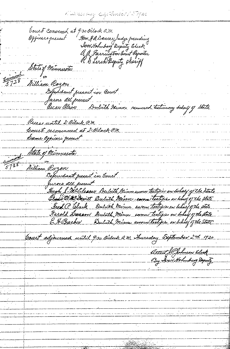 June-September 1920. Selected pages 438-499.--Gov't Record(s)--Criminal Journal (gif)