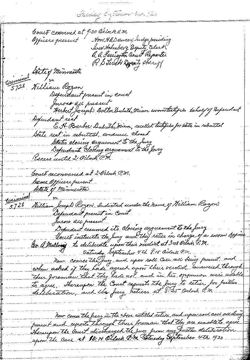 June-September 1920. Selected pages 438-499.--Gov't Record(s)--Criminal Journal (gif)