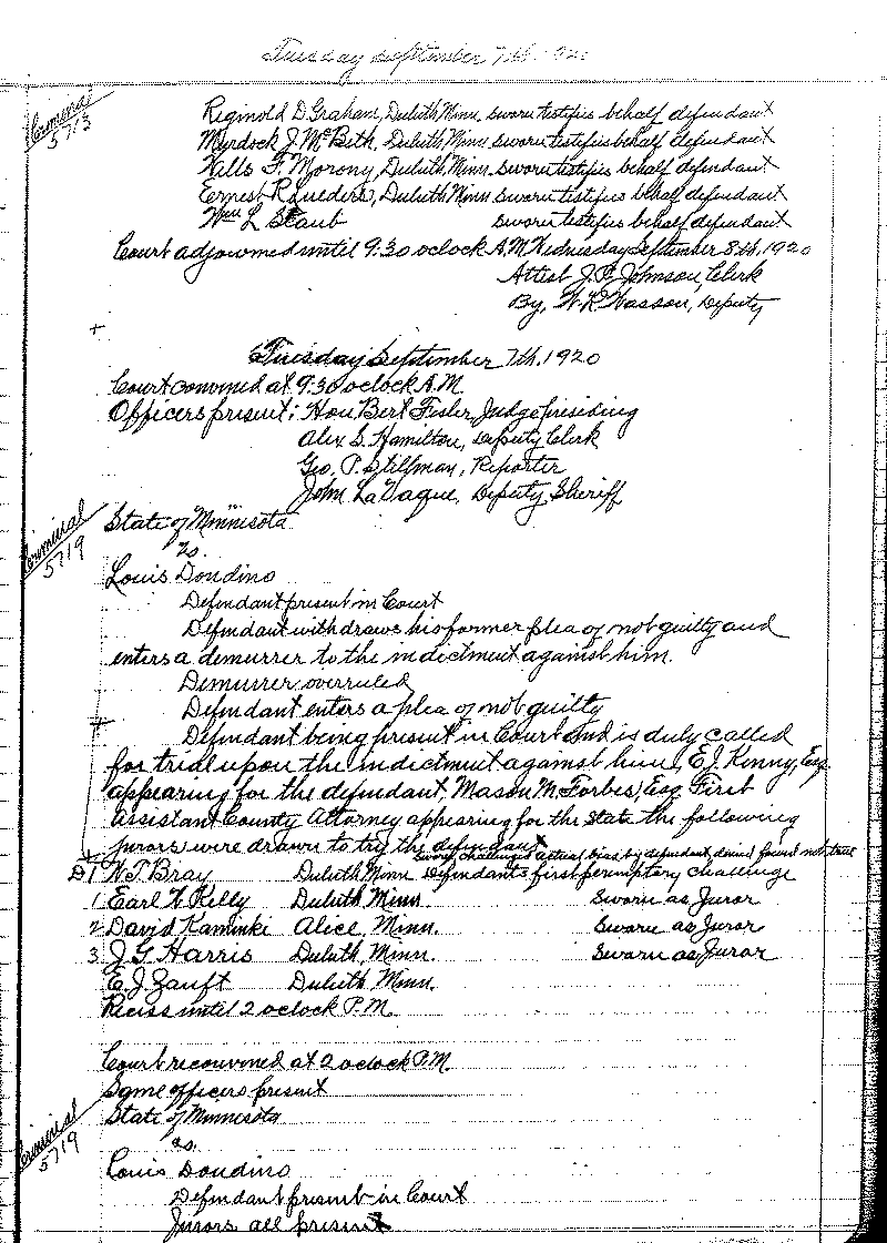 August 1920-February 1921. Selected pages 1-152.--Gov't Record(s)--Criminal Journal (gif)