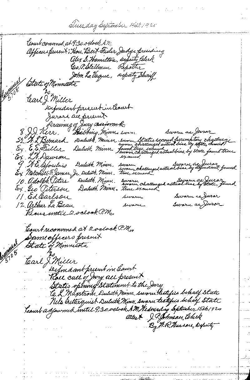 August 1920-February 1921. Selected pages 1-152.--Gov't Record(s)--Criminal Journal (gif)