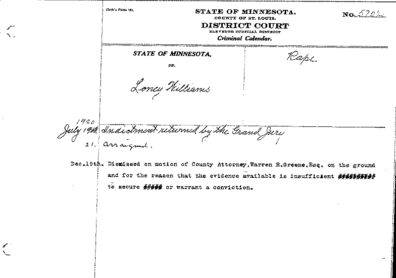 Loney Williams. Case No. 5702.