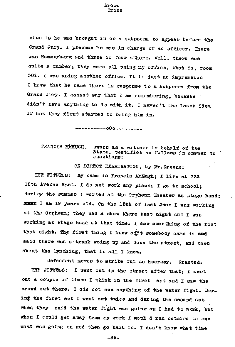 Carl John Alfred Hammerberg. No. 5148. Trial Transcript. June 1921.--Gov&#039;t Record(s)--Trial Transcript (gif)