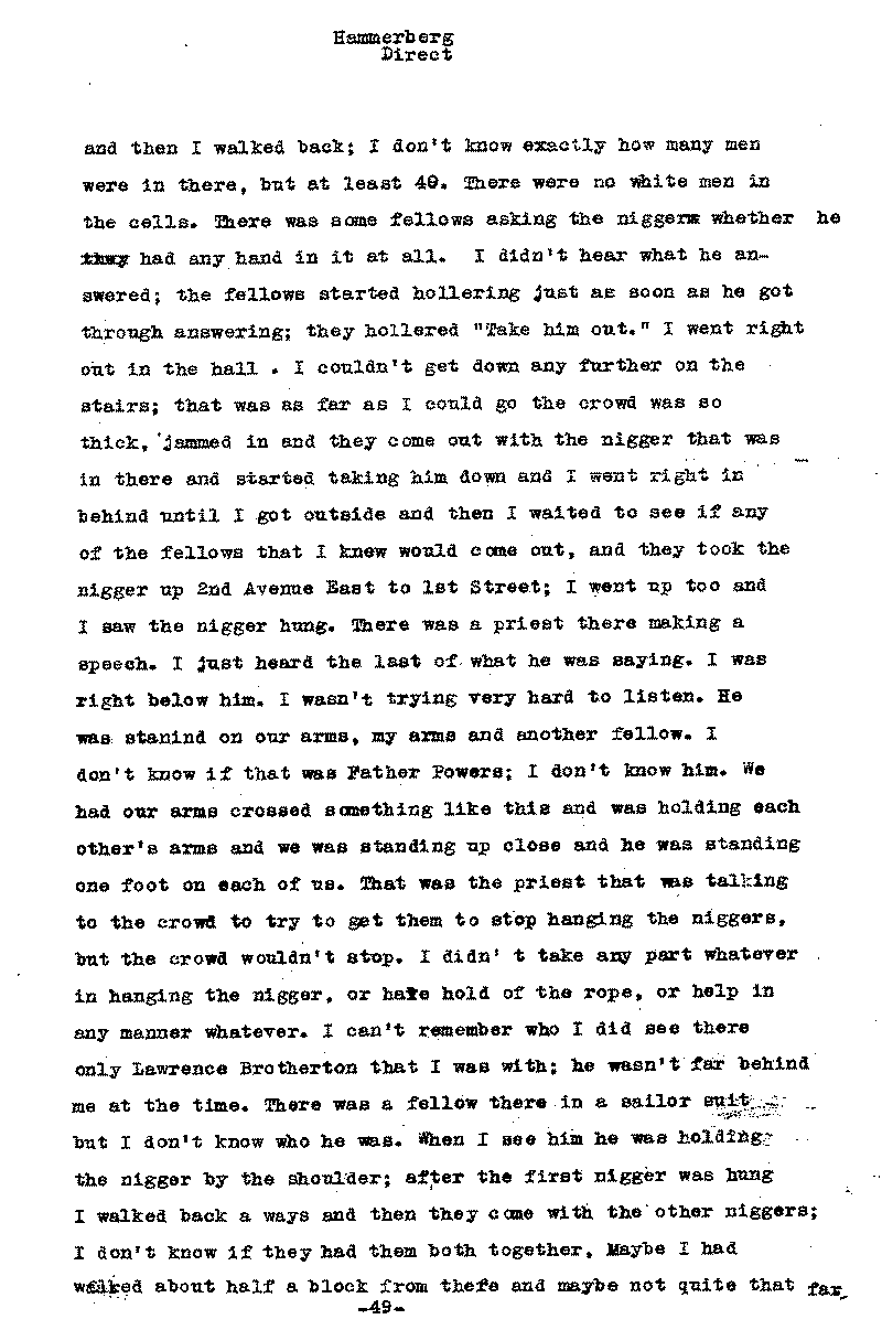 Carl John Alfred Hammerberg. No. 5148. Trial Transcript. June 1921.--Gov&#039;t Record(s)--Trial Transcript (gif)
