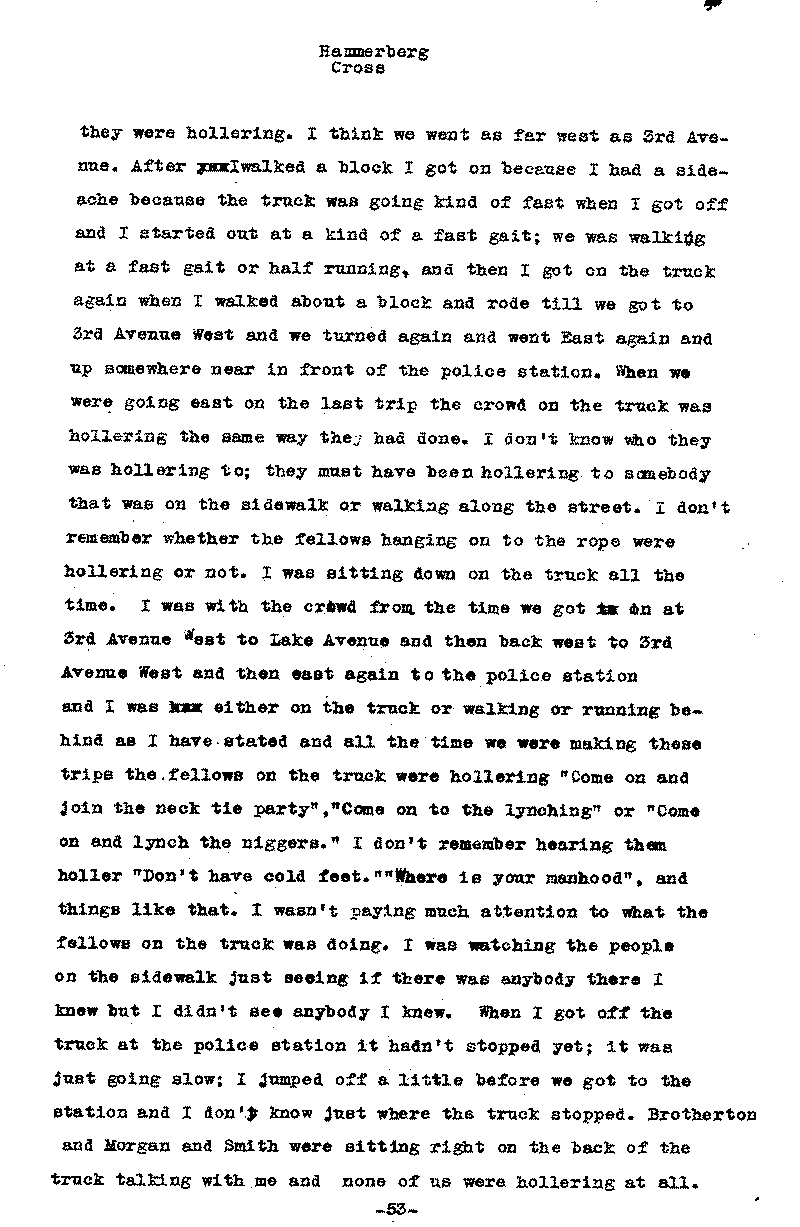 Carl John Alfred Hammerberg. No. 5148. Trial Transcript. June 1921.--Gov&#039;t Record(s)--Trial Transcript (gif)