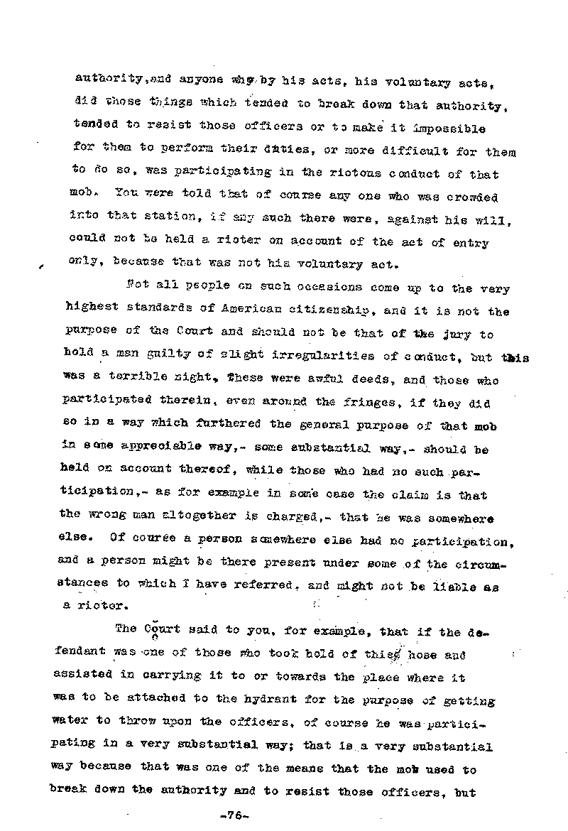 Carl John Alfred Hammerberg. No. 5148. Trial Transcript. June 1921.--Gov&#039;t Record(s)--Trial Transcript (gif)