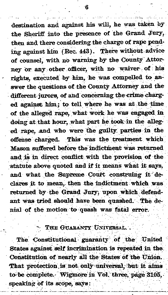 State of Minnesota vs. Max Mason. Case No. 22590. 1921-1922. Appellant&#039;s Brief.--Gov&#039;t Record(s)--Appellant&#039;s Brief (gif)