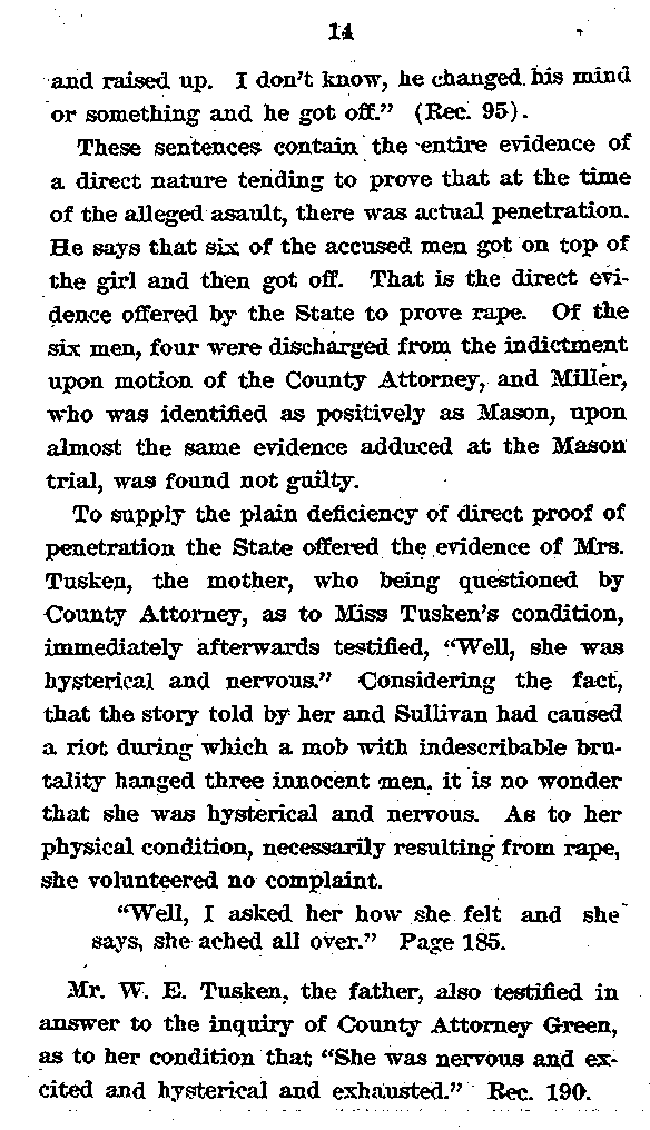 State of Minnesota vs. Max Mason. Case No. 22590. 1921-1922. Appellant&#039;s Brief.--Gov&#039;t Record(s)--Appellant&#039;s Brief (gif)