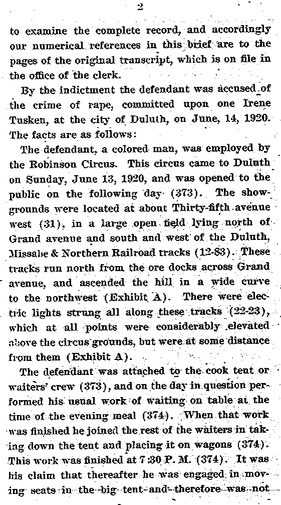 State of Minnesota vs. Max Mason. Case No. 22590. 1921-1922. Brief and Argument for the State.--Gov't Record(s)--Brief and Argument for the State (gif)