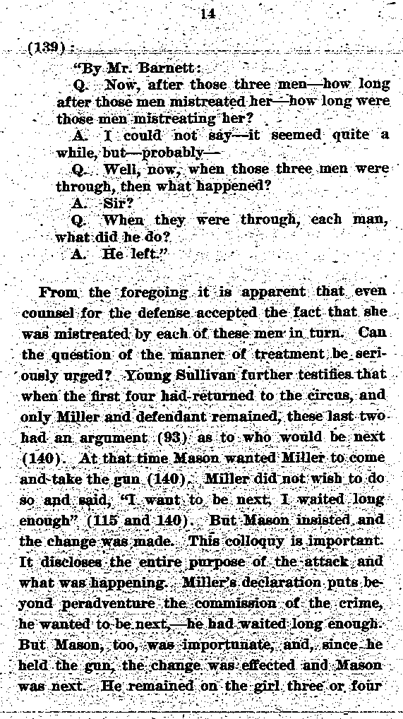 State of Minnesota vs. Max Mason. Case No. 22590. 1921-1922. Brief and Argument for the State.--Gov't Record(s)--Brief and Argument for the State (gif)