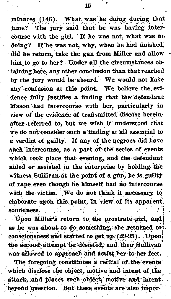 State of Minnesota vs. Max Mason. Case No. 22590. 1921-1922. Brief and Argument for the State.--Gov't Record(s)--Brief and Argument for the State (gif)