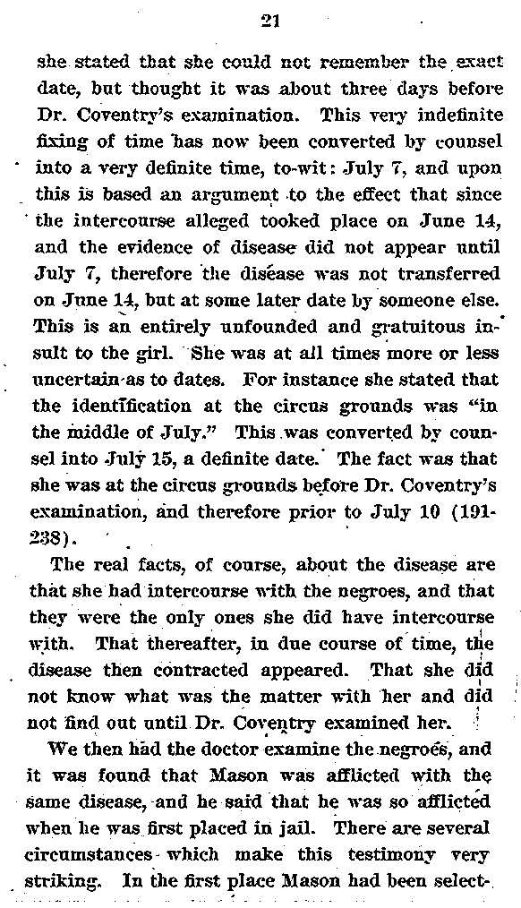State of Minnesota vs. Max Mason. Case No. 22590. 1921-1922. Brief and Argument for the State.--Gov't Record(s)--Brief and Argument for the State (gif)