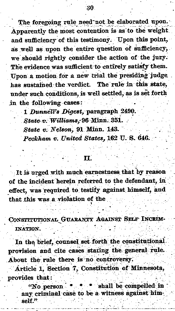 State of Minnesota vs. Max Mason. Case No. 22590. 1921-1922. Brief and Argument for the State.--Gov't Record(s)--Brief and Argument for the State (gif)